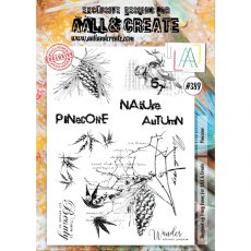 Aall & Create A4 Stamp #389 - Pinecone