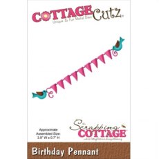 Cottage Cutz Birthday Pennant Cutting Die