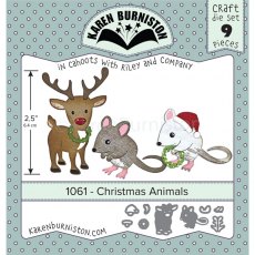 Karen Burniston Die Set – Christmas Animals 1061