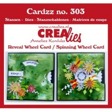 Crealies Cardzz Dies No. 303, Reveal Wheel/Spinning Wheel Card CLCZ303