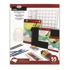 Royal & Langnickel Studio Complete 55 Piece Watercolour Art Set