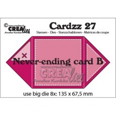 Crealies Cardzz Dies No. 27, Never Ending Card B CLCZ27