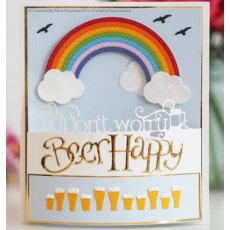 Creative Expressions Paper Cuts - Beer Happy Edger Die