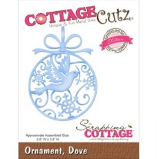 Cottage Cutz Ornament, Dove Cutting Die