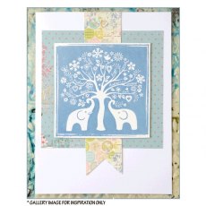 Crafty Individuals The Elephant Tree Red Rubber Stamp CI-321
