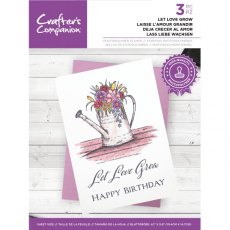 Crafter's Companion CC - Photopolymer Stamp - Let Love Grow