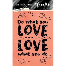 Hunkydory For the Love of Stamps - Love What You Do A6 Stamp Set