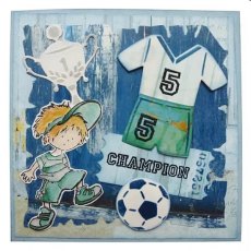 Marianne Design Collectables Cutting Die & Clear Stamps - Champion COL1336