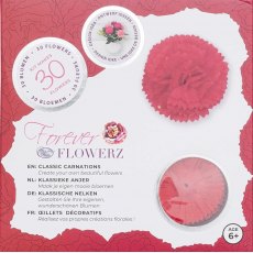 Craft Buddy Forever Flowerz Classic Carnations - Pink FF03PK - Makes 30 Flowers