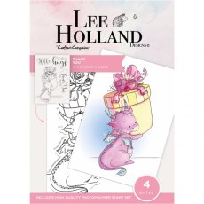 Lee Holland Photopolymer Stamp - Thank You