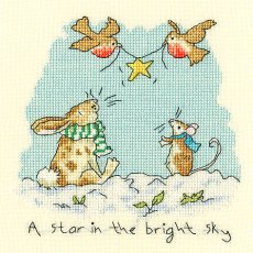 Bothy Threads A Star In The Bright Sky Counted Cross Stitch Kit Anita Jeram XAJ5