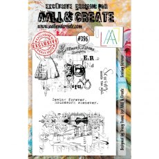 Aall & Create A5 Stamp #396 - Sewing Forever