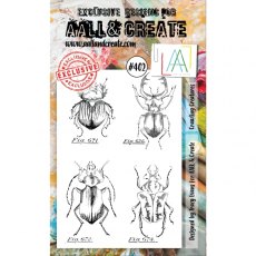 Aall & Create A6 Stamp #402 - Crawling Creatures