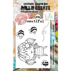 AALL and Create A7 Stamp Set #416 - Be Beautiful