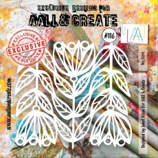 Aall & Create 6'x6' Stencil #116 - Tre Fiori