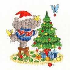 Bothy Threads A Merry Elly Christmas Counted Cross Stitch Kit XEL8