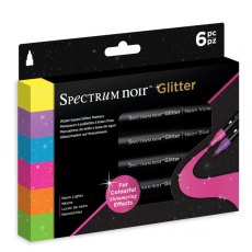 Spectrum Noir Glitter Marker-Neon Lights 6pc