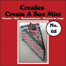 Crealies Create A Box Mini die no. 05, Piece of Cake CCABM05