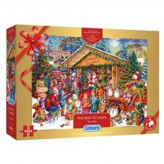 Gibsons This Way To Santa  1000 Piece Limited Edition Christmas 2020 jigsaw Puzzle G2020