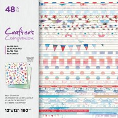 Crafter's Companion CC- 12"x12" Paper Pad - Best Of British Paper Pad