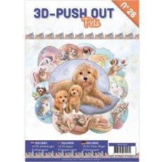 3D Push Out Book 26 - Pets