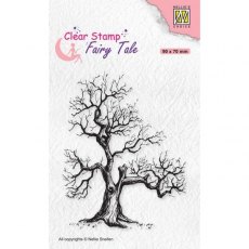 Nellie‘s Choice Clearstamp Silhouette Fairy Tale 16 - Elves Tree FTCS018