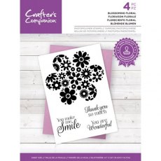 Crafters Companion Photopolymer Stamp - Blossoming Floral