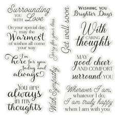 Sara Davies Caring Thoughts - Acrylic Stamp - Always in my Thoughts