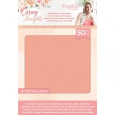 Sara Davies Caring Thoughts - 4" x 6" Card Blanks and Envelopes