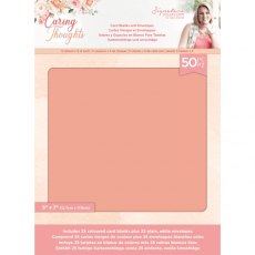 Sara Davies Caring Thoughts - 5" x 7" Card Blanks and Envelopes
