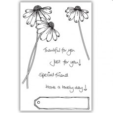 Julie Hickey Designs - Sweet Daisy Stamp Set JH1043