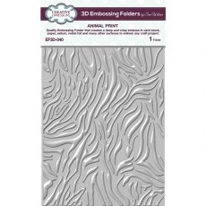 Creative Expressions Animal Print 5 3/4 in x 7 1/2 in 3D Embossing Folder
