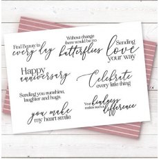 Nitwit Bloom with Grace - Clear Acrylic Stamp Set