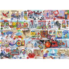 Gibsons Space Hoppers & Scooters 1000 Piece jigsaw Puzzle Val Goldfinch G7111