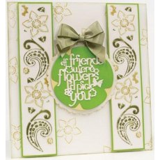 Tonic Studios Decorative Daffodil Double Detail Die and Stencil Set