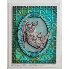 Creative Expressions Rhino Pre Cut Stamp Co-ords With CED1315