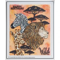 Creative Expressions Lion Pre Cut Stamp Co-ords With CED1312