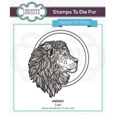 Creative Expressions Lion Pre Cut Stamp Co-ords With CED1312