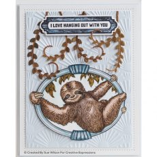 Creative Expressions Sue Wilson Safari Collection Sloth Craft Die