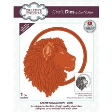Creative Expressions Sue Wilson Safari Collection Lion Craft Die