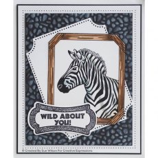 Creative Expressions Wild About You A5 Clear Stamp Set Co-ords with CED4458