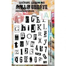 Aall & Create A5 Stamp #456 - Snippet Alphabet