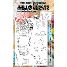 Aall & Create A6 Stamp #467 - Up Up & Away