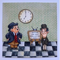 Aall & Create A7 Stamp #474 - Stan & Ollie