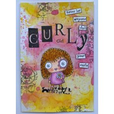 Aall & Create A7 Stamp #480 - Curly Girl