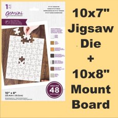 Gemini 10x8" Jigsaw Die + 10x8" Mount Board