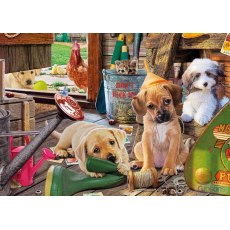 Gibsons Here To Help 500 Piece  Puppy Dog Jigsaw Puzzle G3134