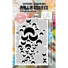 Aall & Create A7 Stamp #486 - Reverse Crescents