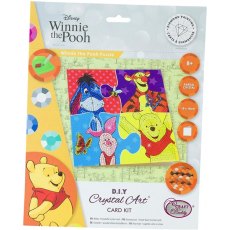 Craft Buddy Disney Winnie the Pooh Puzzle 18x18cm Crystal Art Card Kit CCKDNY806