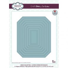 Sue Wilson Noble Clipped Corner Rectangles Craft Die